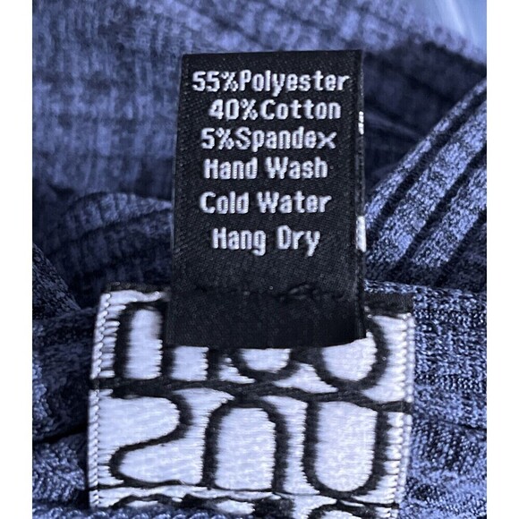 Clara SunWoo Drape Tunic Open Front Cardigan Blue XS Capsule Wardrobe Minimalist - Picture 10 of 10